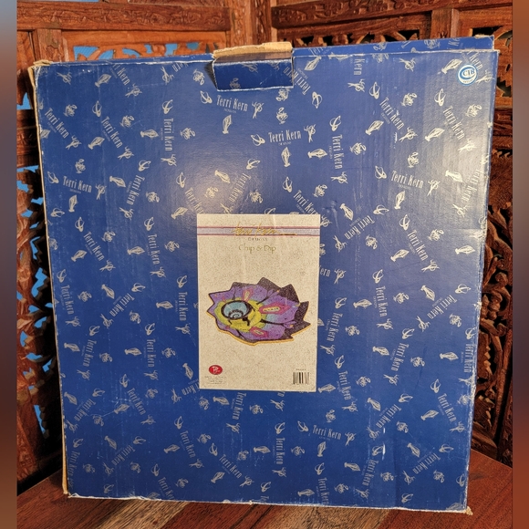 New in Box Terri Kern Houses and Trees Chip and Dip Set - Picture 15 of 16